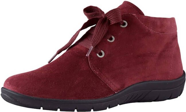 Naturläufer Veterlaarsje van zacht leer Bordeaux