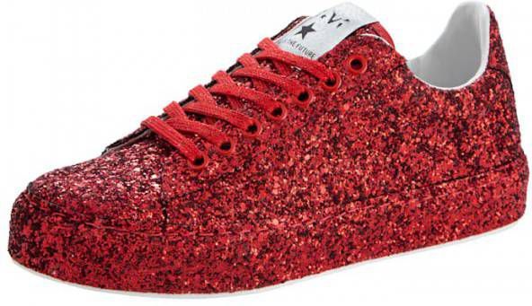 KLiNGEL Sneaker Rood Damesschoenen