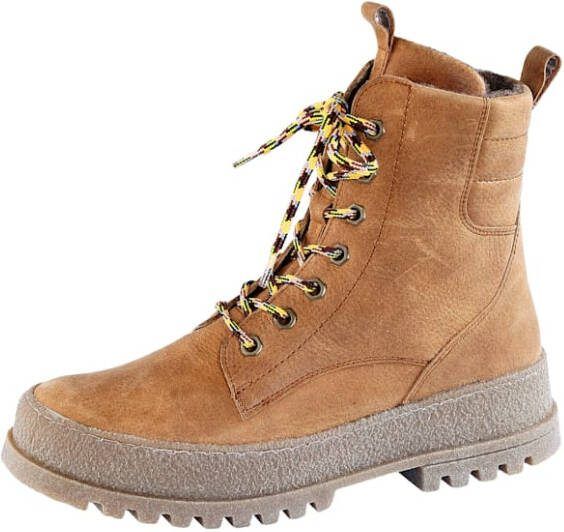 Waldläufer Hoge veterschoen Cognac