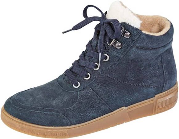 Waldläufer Hoge veterschoen Donkerblauw
