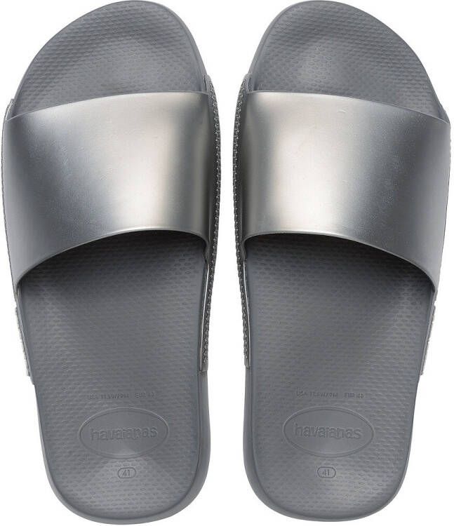 Havaianas Slippers SLIDE CLASSIC METALLIC in een metallic look