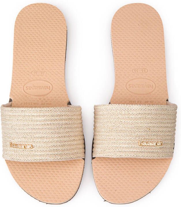 Havaianas Slippers You Malta Metallic Goudkleurig