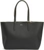 Lacoste Ladies Reversible Shopping Bag black warm sand Damestas online kopen