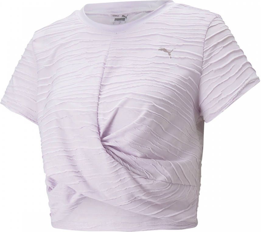 Puma studio skimmer yoga sportshirt paars dames