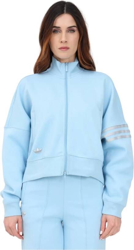 Adidas Hoodies & Sweatvesten Blauw Dames