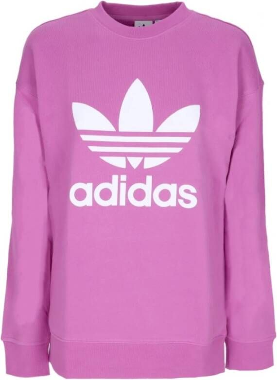 Adidas Hoodies & Sweatvesten Paars Dames