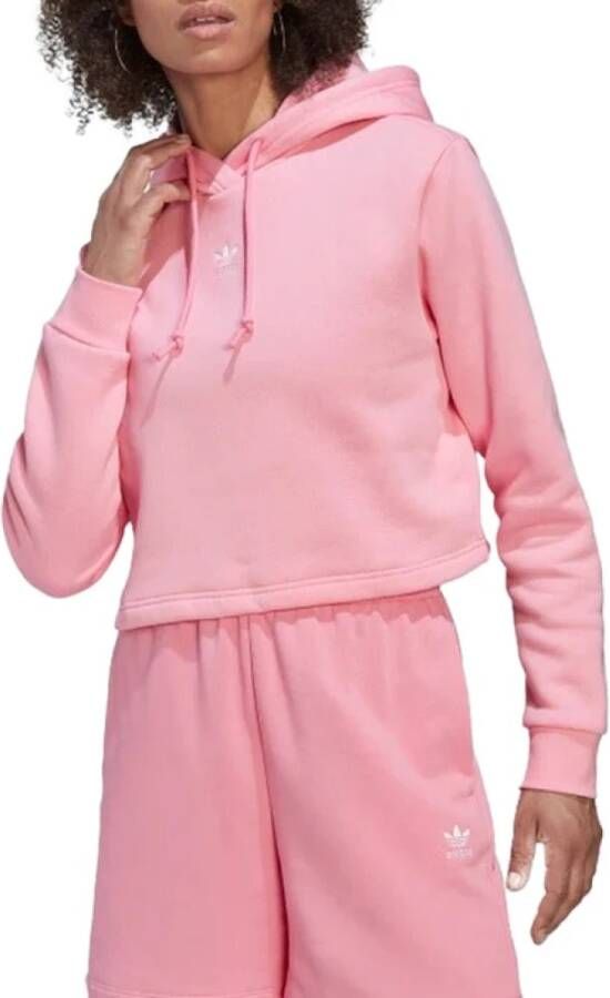 Adidas Hoodies & Sweatvesten Roze Dames