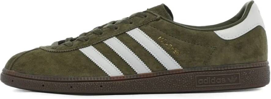 Adidas Originals München sneakers olijfgroen/wit/goud