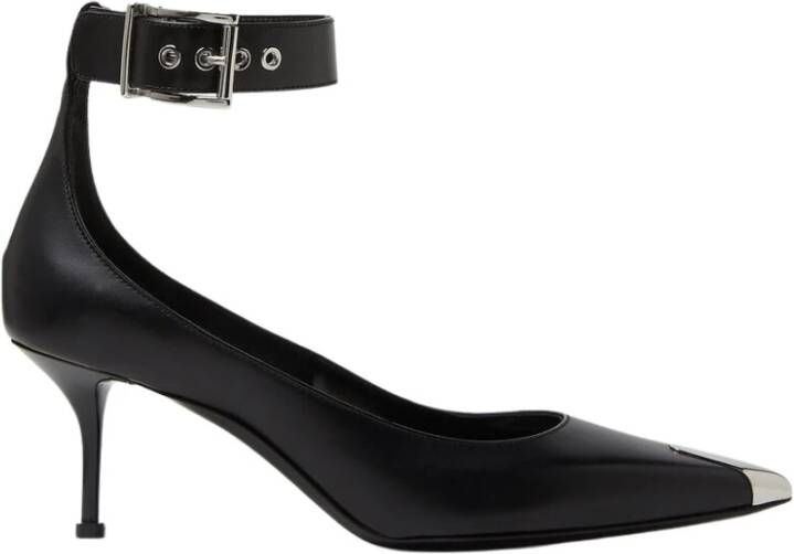 alexander mcqueen Boxcar enkelmoordhakken , Zwart, Dames