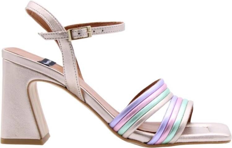 Angel Alarcon Hoge hiel sandalen , Geel, Dames