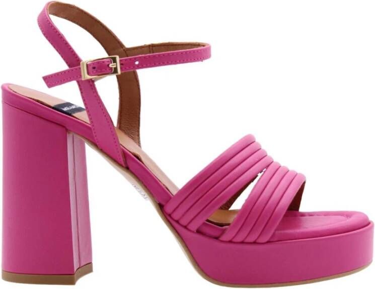 Angel Alarcon Hoge hiel sandalen , Paars, Dames