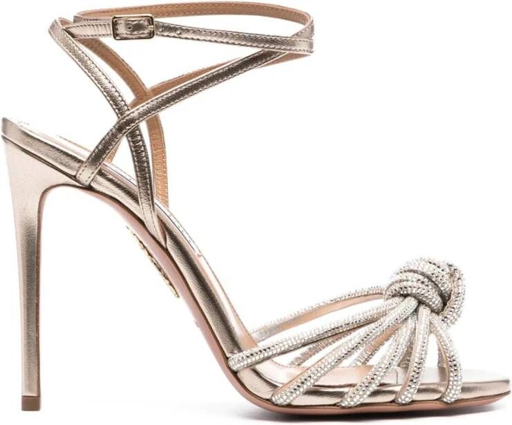 Aquazzura Celeste sandals in gold , Geel, Dames