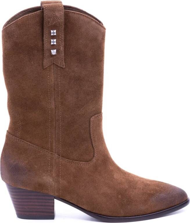 Ash Enkellaarsjes Bruin Dames