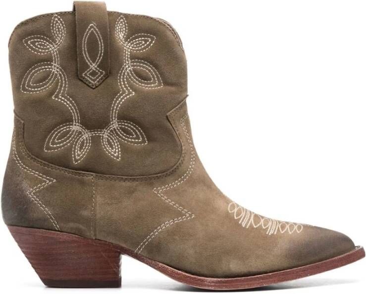 Ash Enkellaarsjes Grijs Dames