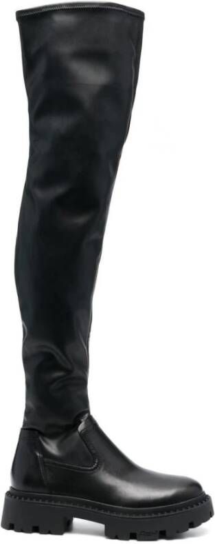Ash Hoge & overknee laarzen Zwart Dames