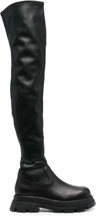 Ash Hoge & overknee laarzen Zwart Dames