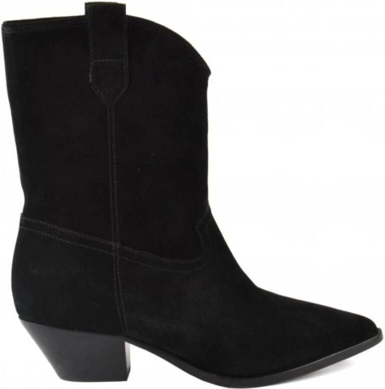 Ash Foxy middenkalfslaarzen , Zwart, Dames
