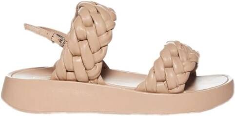Ash Platte sandalen , Beige, Dames