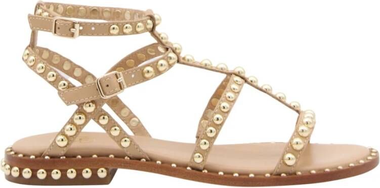 Ash Flat Sandals , Beige, Dames