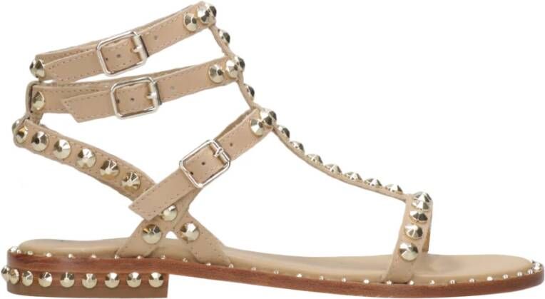 Ash Flat Sandals , Beige, Dames