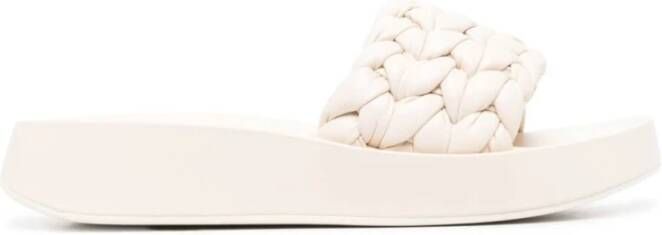 Ash Flat Sandals , Beige, Dames