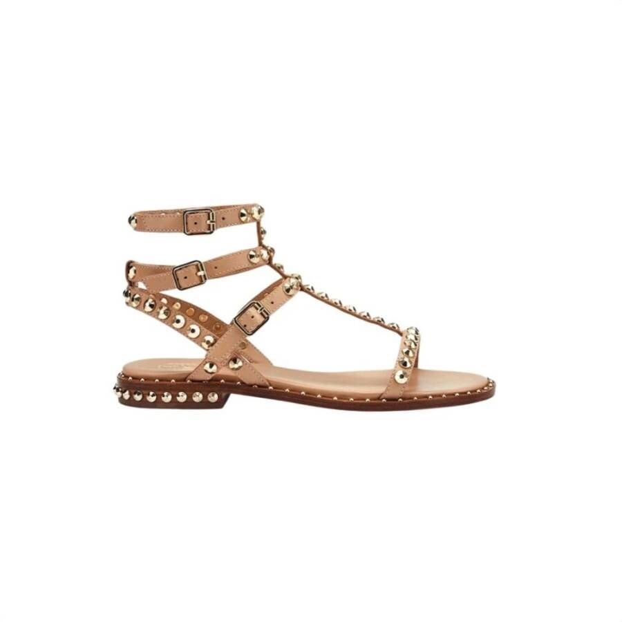 Ash Flat Sandals , Beige, Dames
