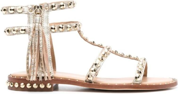 Ash Platte sandalen , Geel, Dames