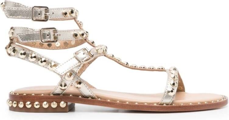 Ash Platte sandalen , Geel, Dames