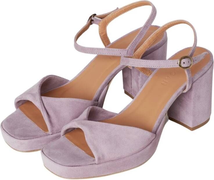 Balagan Hoge hiel sandalen , Paars, Dames