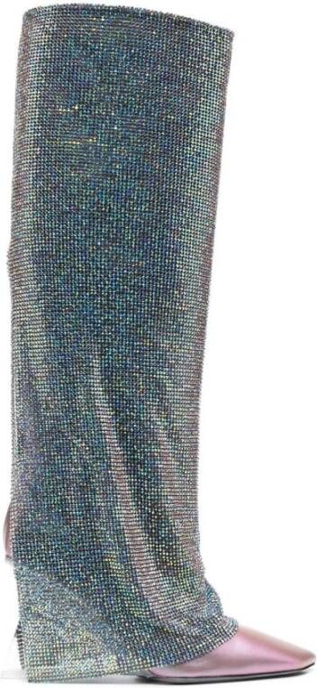 Benedetta Bruzziches Hoge laarzen , Blauw, Dames