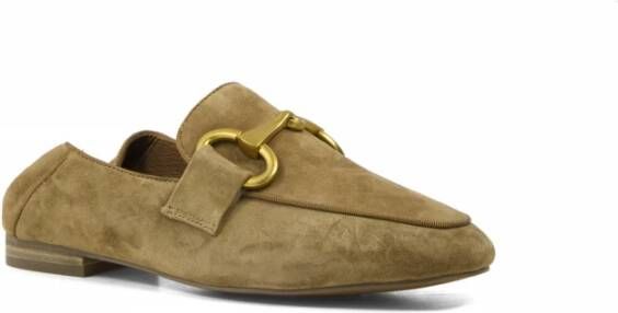 Bibi Lou Ballokume suède loafers camel