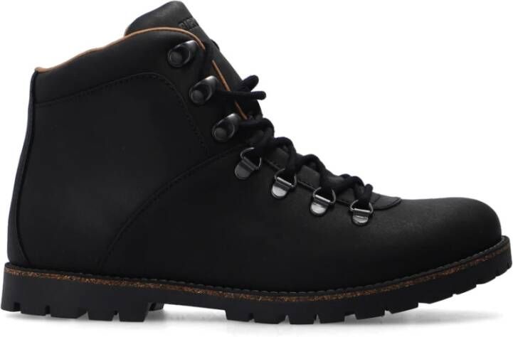 Birkenstock Jackson lederen enkellaarzen , Zwart, Dames