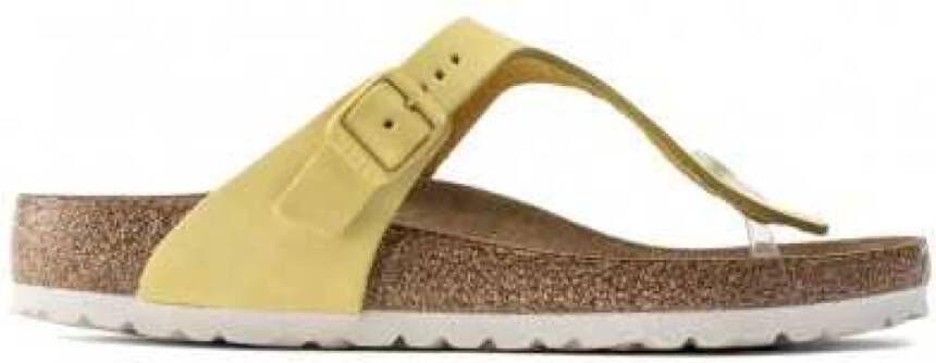 Birkenstock Gizeh popcorn sandalen , Geel, Dames