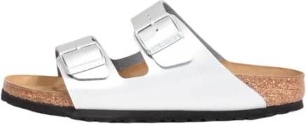 Birkenstock Arizona glijbanen , Wit, Dames