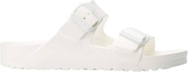 Birkenstock Schuifregelaars , Wit, Dames