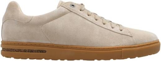Birkenstock Bend Low Suede Leather Sneakers , Beige, Dames