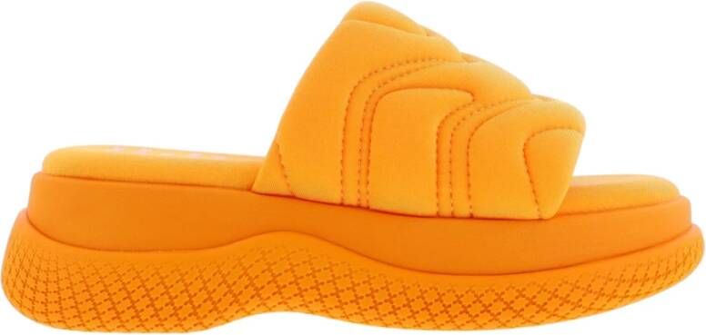 Bronx Slippers Oranje Dames