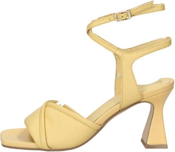 Bruno Premi Hoge hiel sandalen , Geel, Dames