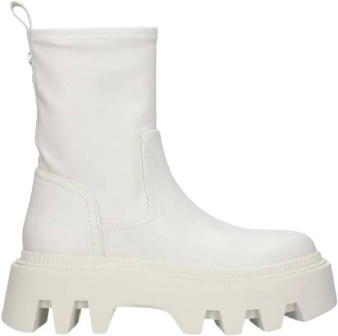 Buffalo Enkellaarsjes Beige Dames