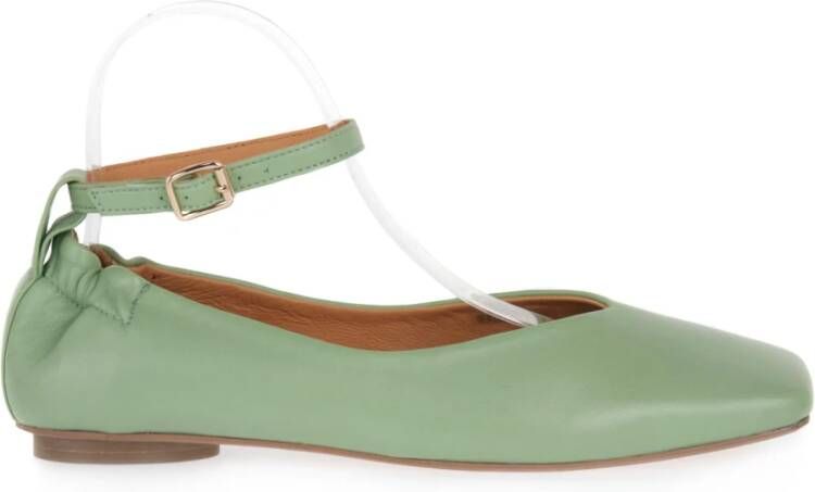 CafèNoir Ballerina's Groen Dames