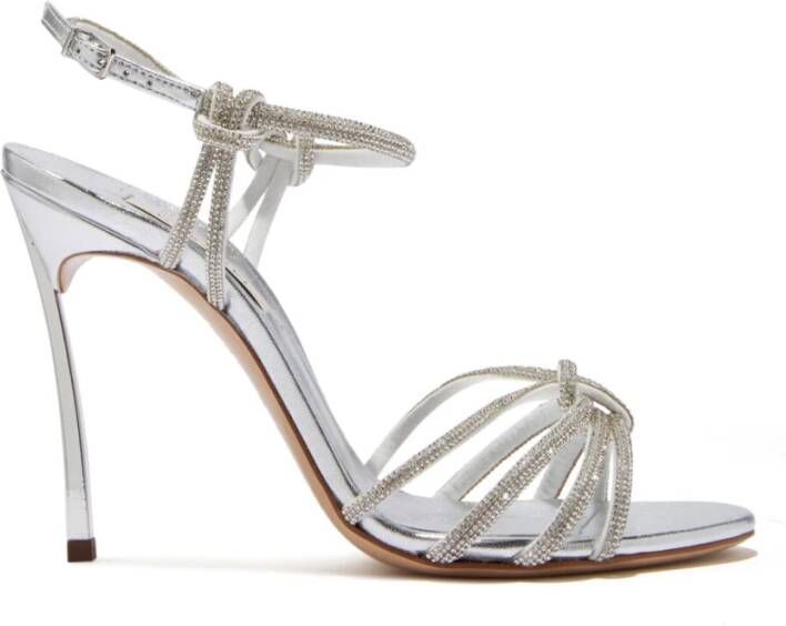 Casadei Blade Sandalen , Grijs, Dames