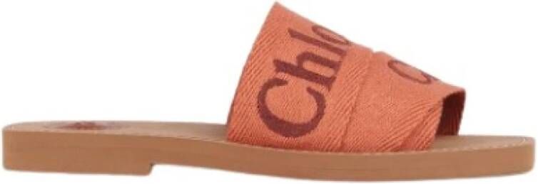 Chloé Slippers Oranje Dames