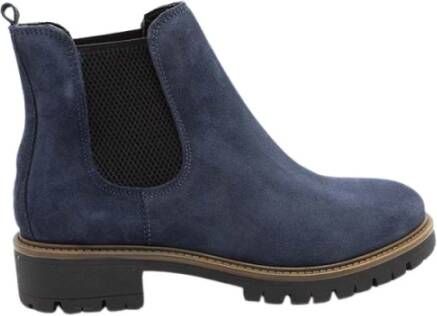 Cinzia Soft Chelseaboots Blauw Dames