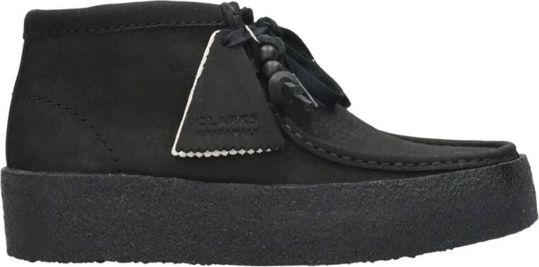 Clarks Enkellaarsjes Zwart Dames