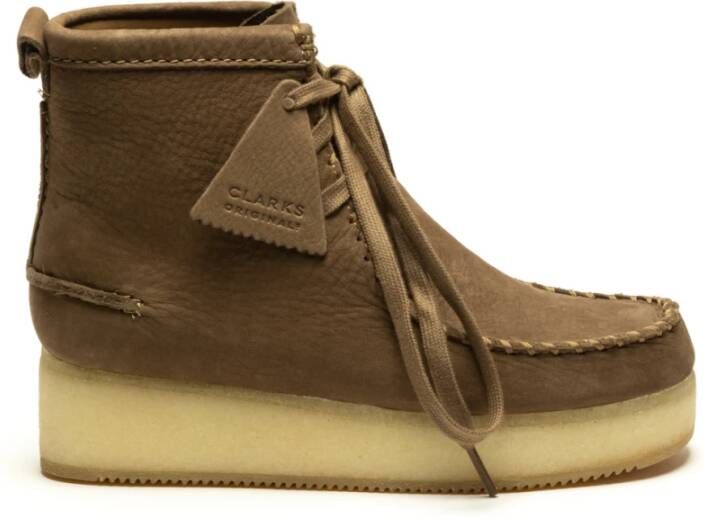Clarks Veterlaarzen , Bruin, Dames