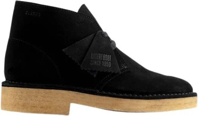 Clarks Laarzen woestijn , Zwart, Unisex