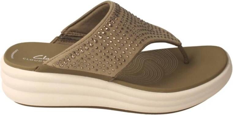 Clarks Slippers Groen Dames