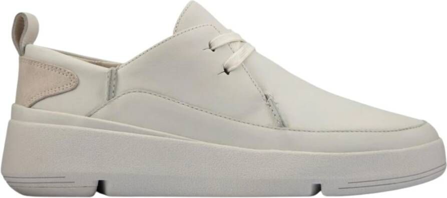 Clarks Veterschoenen Wit Dames