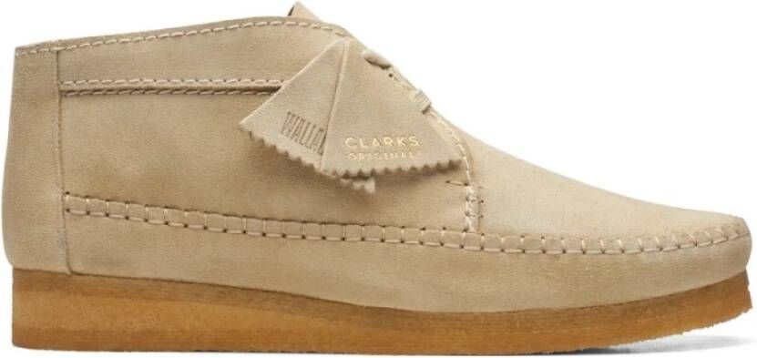 Clarks Veterschoenen Beige Dames