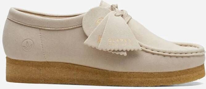 Clarks Veterschoenen Beige Dames